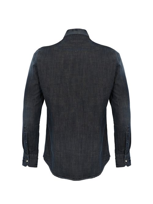 Camicia Texas in denim scuro SARTORIO NAPOLI | TEXAS300C